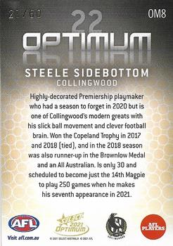 2021 Select Optimum - Optimum Mirror #OM8 Steele Sidebottom Back